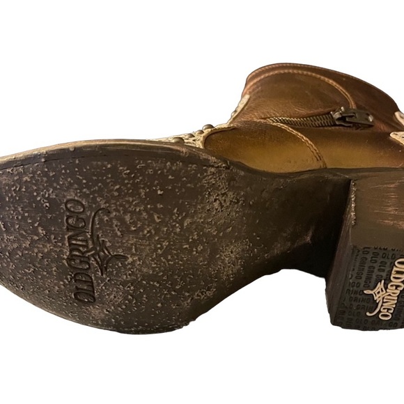 NEW! OLD GRINGO DURAN LEATHER ANKLE WESTERN BOOTS BOX & DUST BAG - Picture 5 of 9